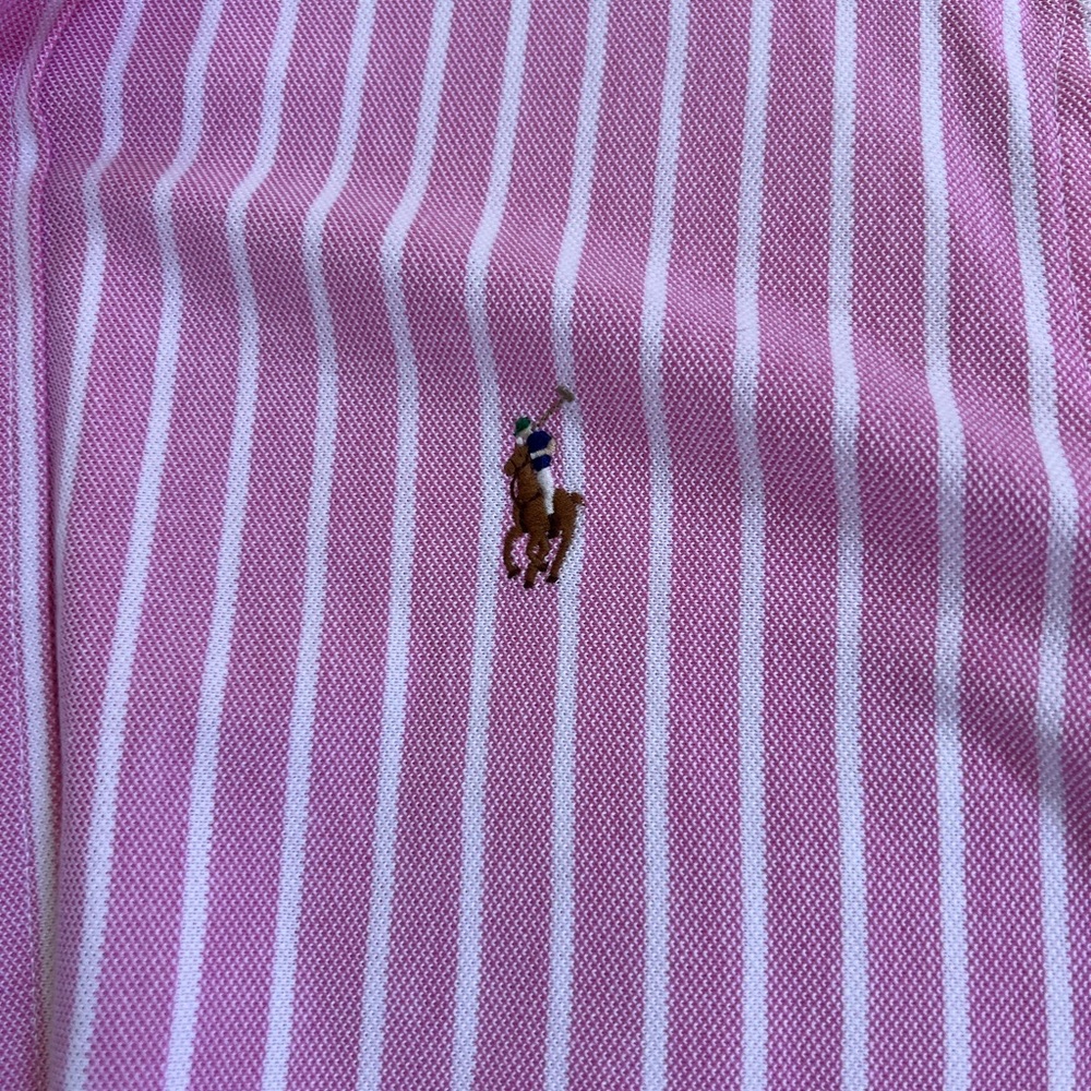 Ralph Lauren Pink Striped Men's Shirt - Picture 8 of 9